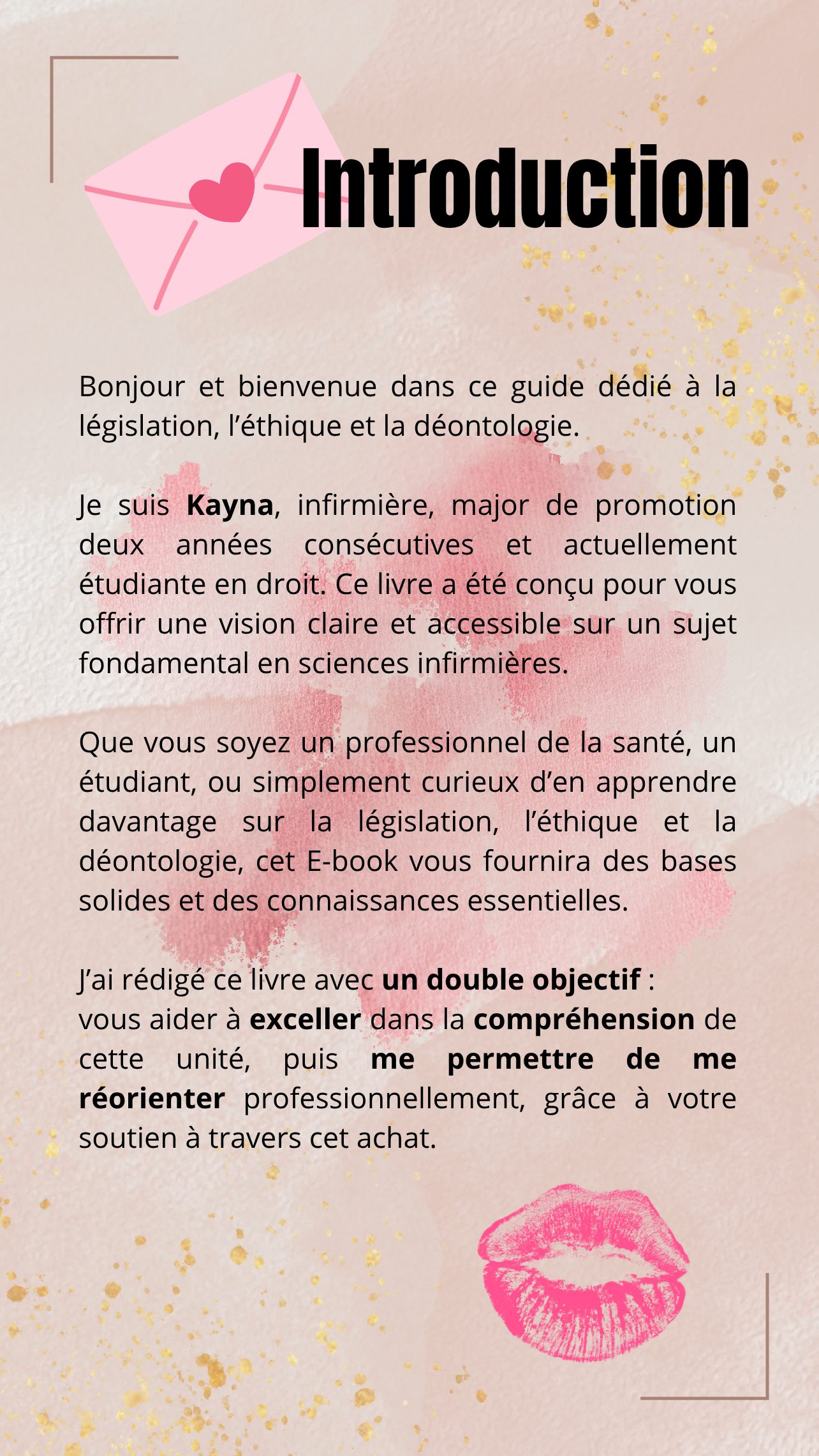1.3 Législation, éthique et déontologie
